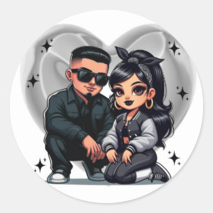 stickers d'amour Chicano