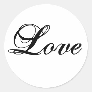 Stickers d'amour personnalisés pour les faveurs de