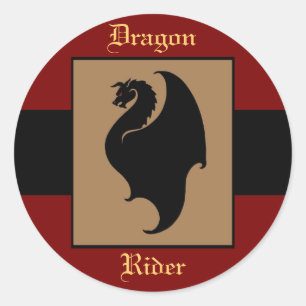 Stickers d'anniversaire de Dragon Rider