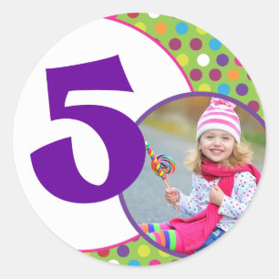 Stickers d'anniversaire décoratifs