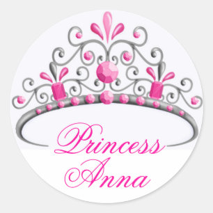 Stickers d'anniversaire Princess Tiara