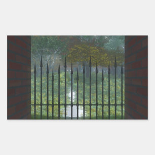 Stickers dans l'ancienne forêt