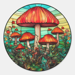 Stickers d'art des champignons
