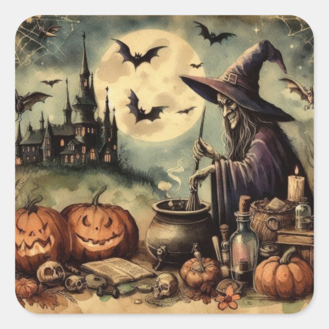 Stickers d'art d'Halloween (Devant)