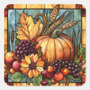 Stickers d'art en verre d'automne