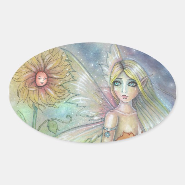 Stickers d'Art Fairy Sunflower (Devant)