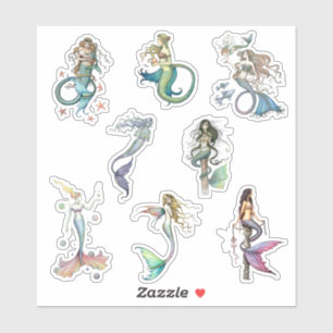Stickers d'art Molly Harrison Mermaid