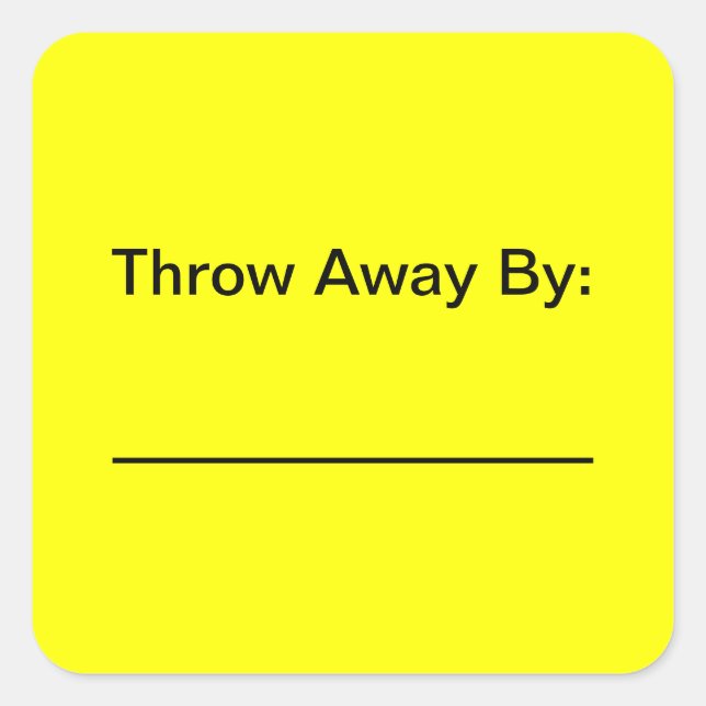 Stickers Date d'expiration (Devant)