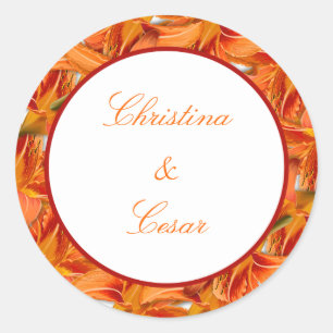 Stickers de 20 à 1,5 po Favor Lilly avec Stri