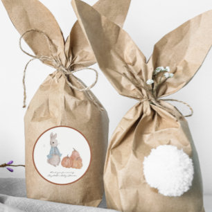 Stickers de Baby shower de lapin doux Favoriser le