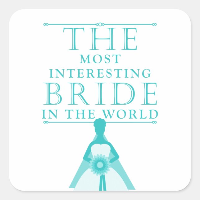 Stickers de bachelorette de mariée les plus intére (Devant)