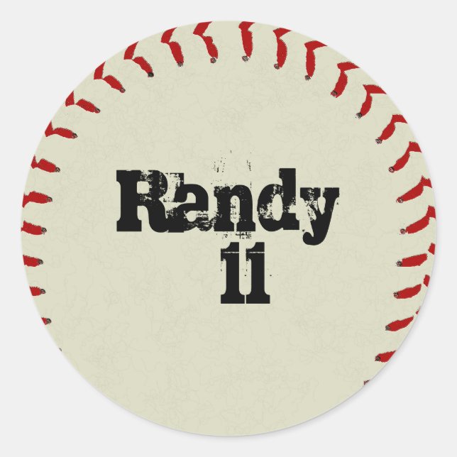 Stickers De Baseball (Devant)
