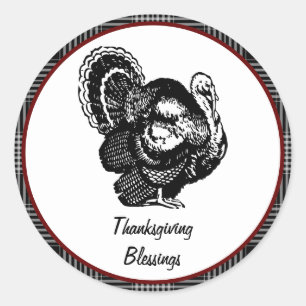 Stickers de Bénédiction de Thanksgiving