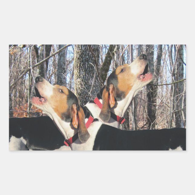 Stickers de bobines Howeing Treeing Walker (Devant)