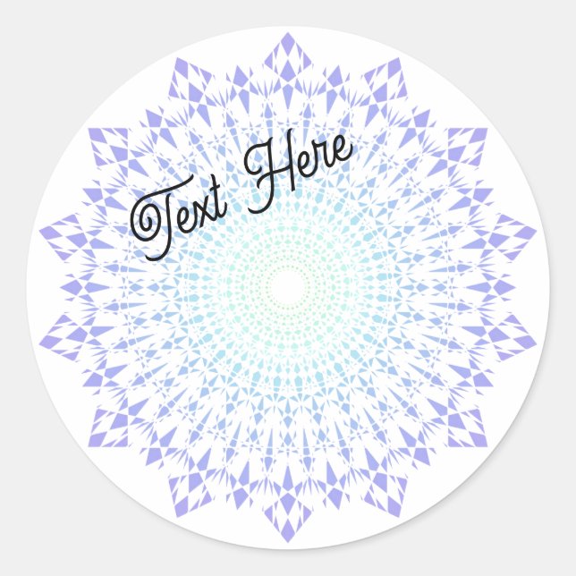 Stickers de bord vert clair violet (Devant)