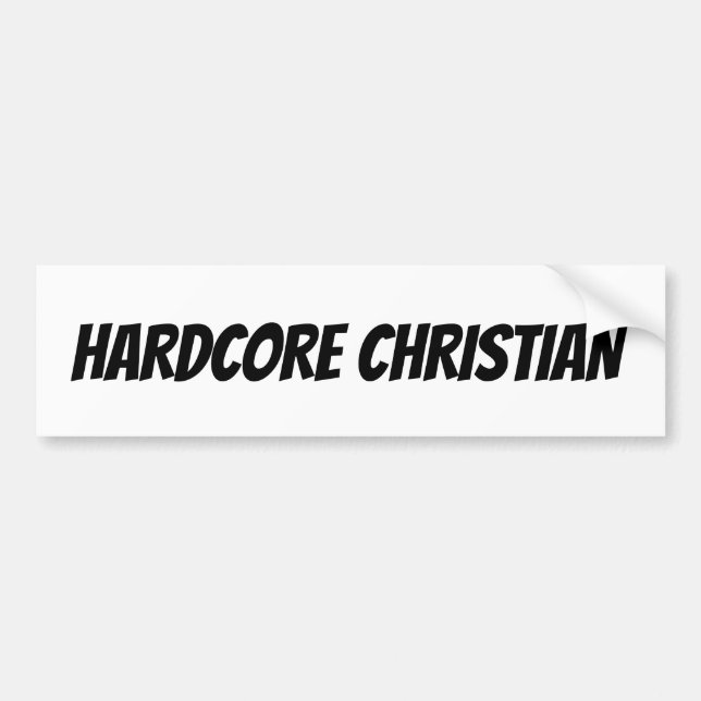 STICKERS DE BOULON CHRÉTIEN HARDCORE (Devant)