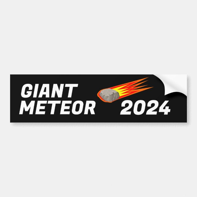 STICKERS DE BOUMPER 2024 DE METEOR GÉANT (Devant)