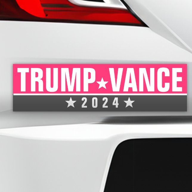 STICKERS DE BULLETIN TRUMP 2024 (Trump Vance 2024 Bumper Sticker)