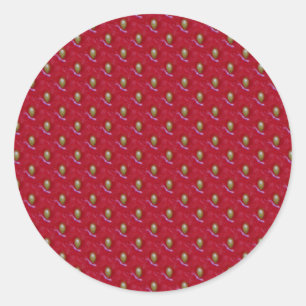 Stickers de champs de fraises