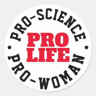 Stickers de charme Femme Science Pro-Vie