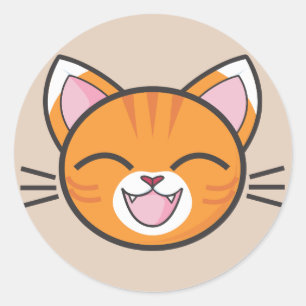 stickers de chat heureux