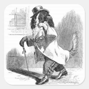 Stickers de chien vintage