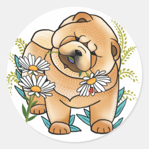 stickers de chiot DAISEE MAE chow
