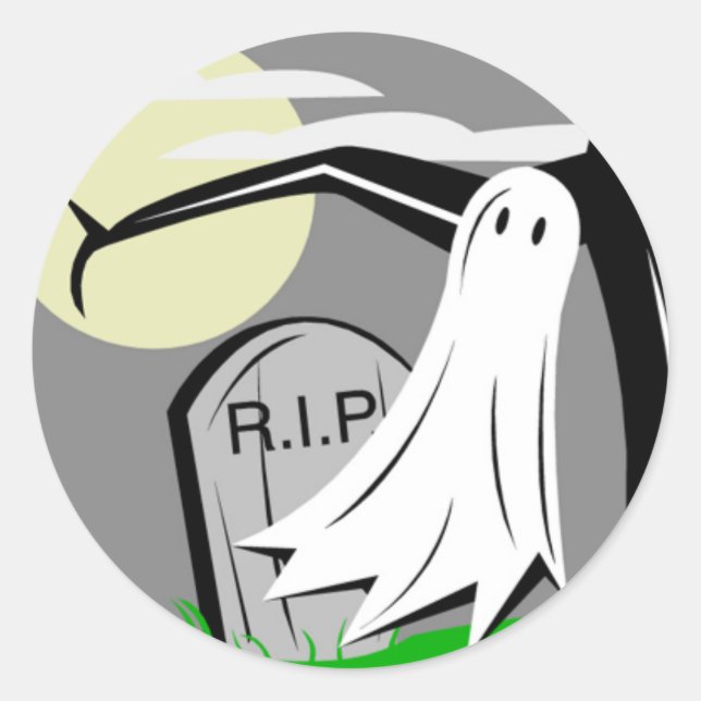 Stickers de cimetière fantôme (Devant)