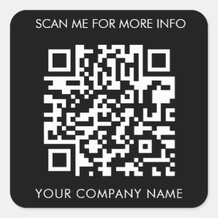 Stickers de code QR personnalisés