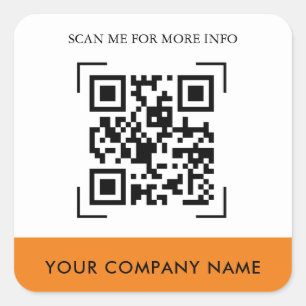 Stickers de code QR personnalisés