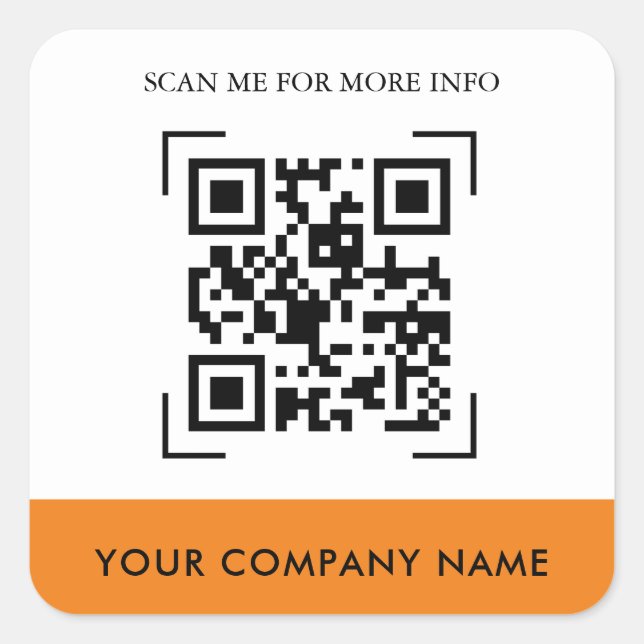 Stickers de code QR personnalisés (Devant)