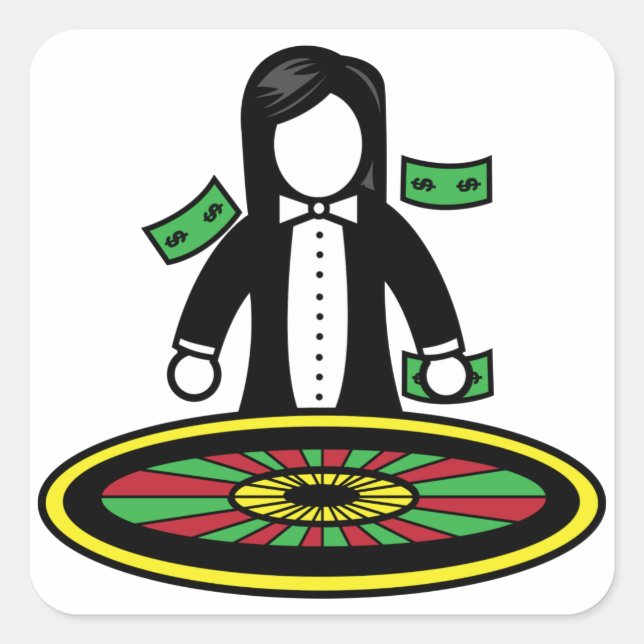 Stickers de concessionnaire de roulette (Devant)