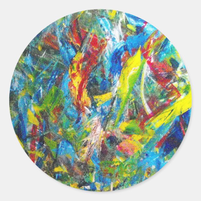 Stickers de couleurs vives (Devant)