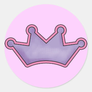 stickers de couronne mignons
