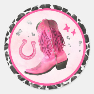 Stickers de cow-girl en Disco Rose