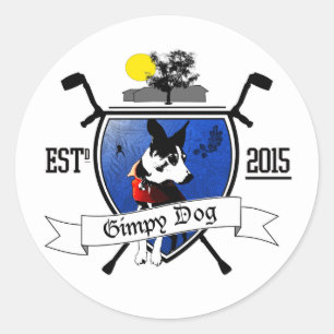 Stickers de crête de chien