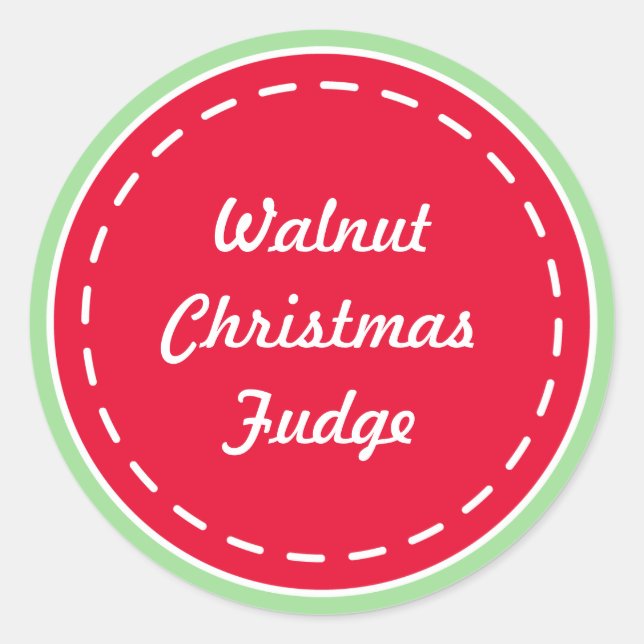 Stickers de cuisine classique de Noël (Devant)