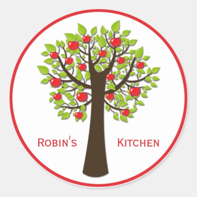 Stickers de cuisine Red Delicious Apple Tree (Devant)