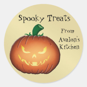 Stickers de cuisson Halloween Jack-o'-lantern effr