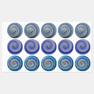 Stickers de culte chrétien Swirl Art Abstrait