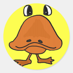 Stickers de dessin de facture de canard AZ