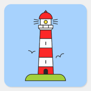 stickers de dessin de phare