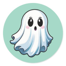 Stickers de fantôme classique d'Halloween