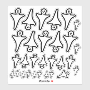 Stickers de fantôme d'Halloween éffrayants et de t