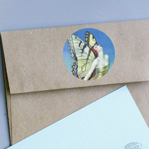 Stickers de fée à papillon d'or