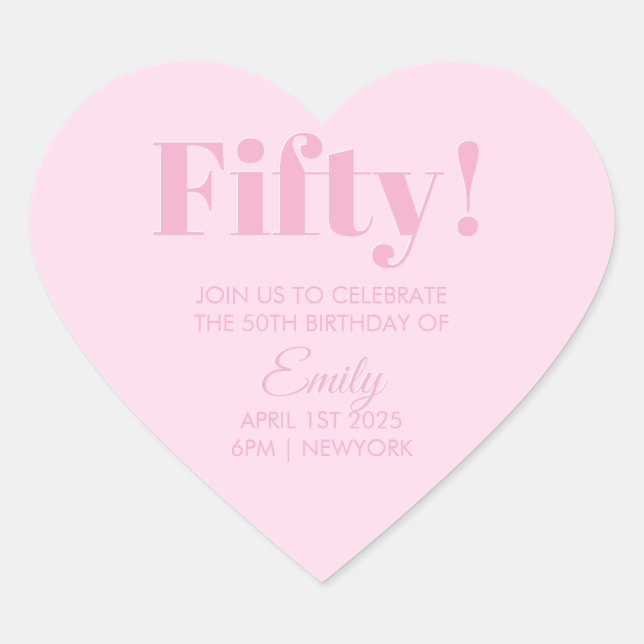 Stickers de fête d'anniversaire personnalisables (Devant)