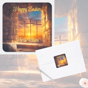 Stickers de fête de la résurrection de Pâques