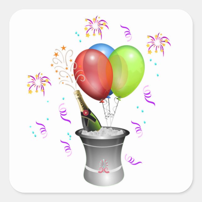 Stickers de fête/équipement (Devant)