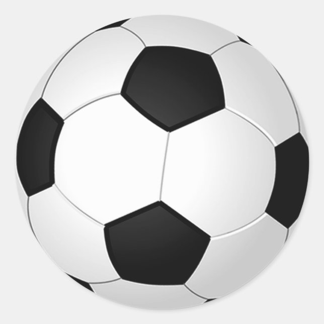 Stickers de football rond de 3 pouces pour écrire  (Devant)