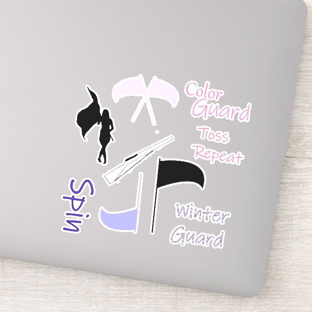 Stickers de garde couleur (Détail)